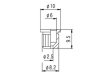 Tulejki strun do gitary 6str VPARTS VSF-017 (GD)