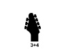 Klucze blokowane VPARTS Pro VGX-07SC (GD, 3+4)