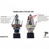 Gniazdo jack mono 6,3mm PURE TONE (GD)