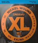 Struny D'ADDARIO Nickel EXL160 (50-105)