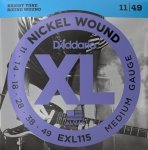 Struny D'ADDARIO XL Nickel Wound EXL115 (11-49)