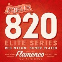 Struny LA BELLA 820 Elite Flamenco Red Nylon 