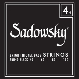 Struny SADOWSKY Black Bright Nickel (40-100)