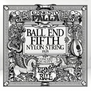 Pojedyncza struna ERNIE BALL Ball End Black A5
