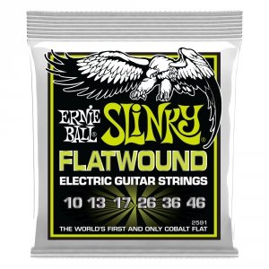 Struny ERNIE BALL 2591 Cobalt Flatwound (10-46)