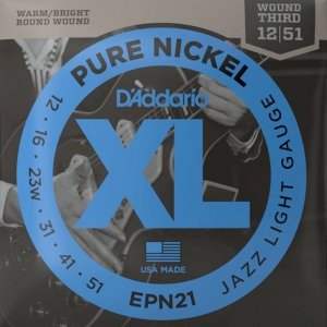 Struny D'ADDARIO XL Pure Nickel EPN21 (12-51)