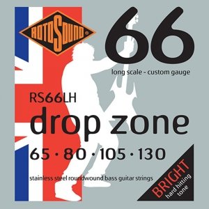 Struny ROTOSOUND RS66LH Drop Zone (65-130)