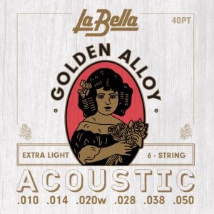 Struny LA BELLA 40PT Golden Alloy (10-50)
