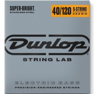 Struny DUNLOP Super Bright Steel (40-120) 5str