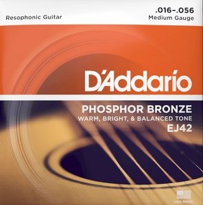 Struny D'ADDARIO Phosphor Bronze EJ42 (16-56)