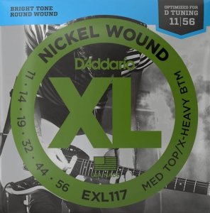 Struny D'ADDARIO XL Nickel Wound EXL117 (11-56)