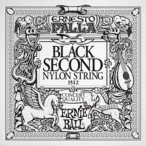 Pojedyncza struna ERNIE BALL Black Nylon B2
