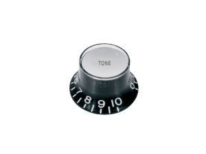 Gałka gitarowa HOSCO KB-130TI Top Hat Tone (BK/S)