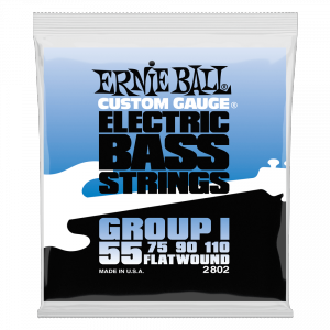 Struny ERNIE BALL 2802 Flatwound (55-110)