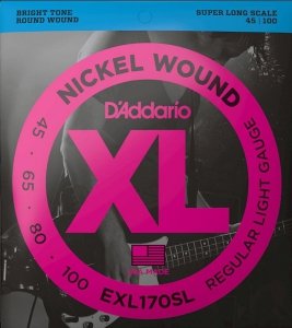 Struny D'ADDARIO XL Nickel Wound EXL170SL (45-100)