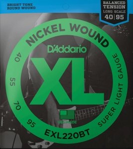 Struny D'ADDARIO XL Nickel Wound EXL220BT (40-95)