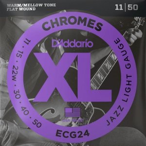Struny D'ADDARIO Chromes Flat Wound ECG24 (11-50)