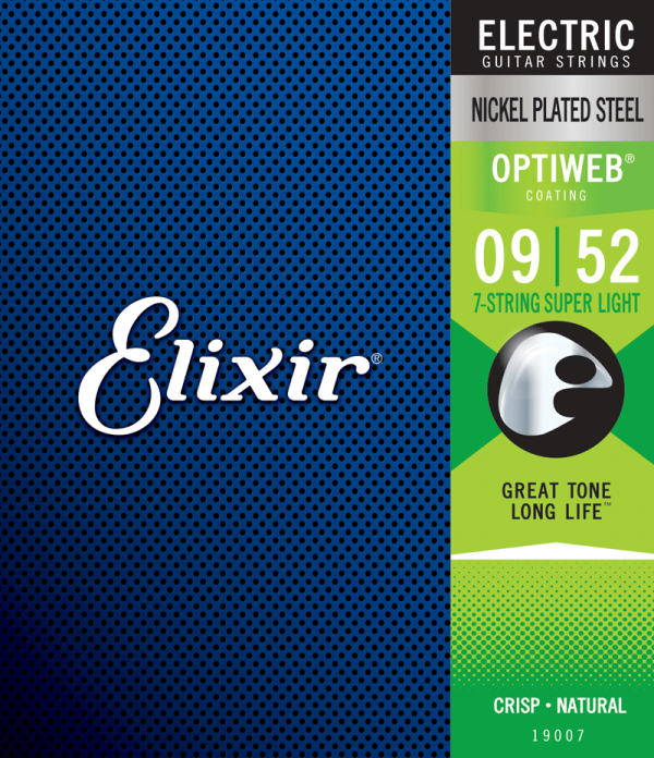 Struny ELIXIR OptiWeb Nickel Plated (9-52) 7str