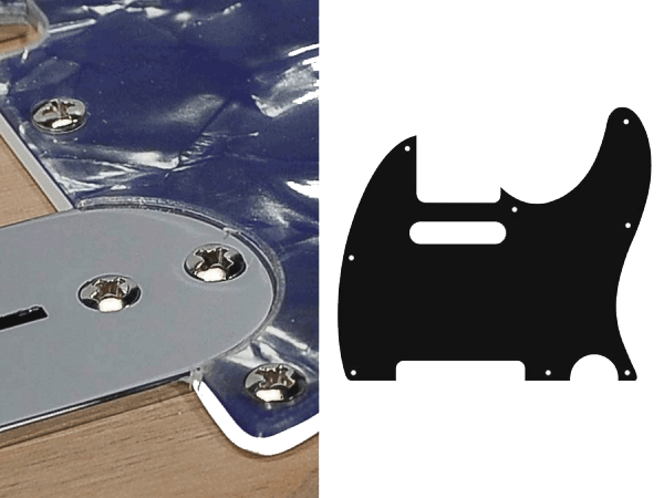 Pickguard BOSTON 62 Tele 3 warstwowy (PV)