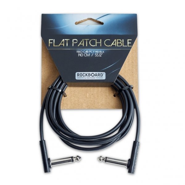 Kabel patch ROCKBOARD Flat Black AA (140cm)