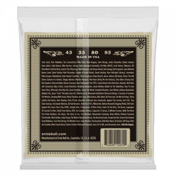 Struny ERNIE BALL 2070 Earthwood Phosphor (45-95)