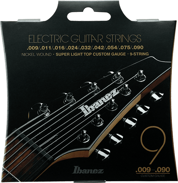 Struny IBANEZ IEGS9 Nickel Wound 9str (9-90)