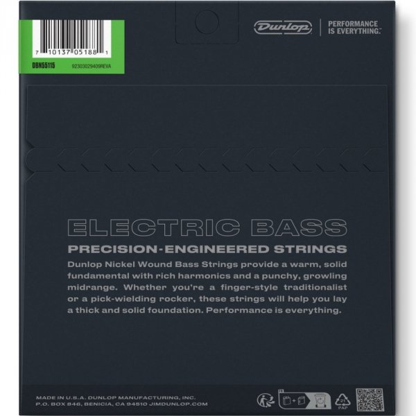 Struny DUNLOP DBS55115 Stainless Steel (55-115)