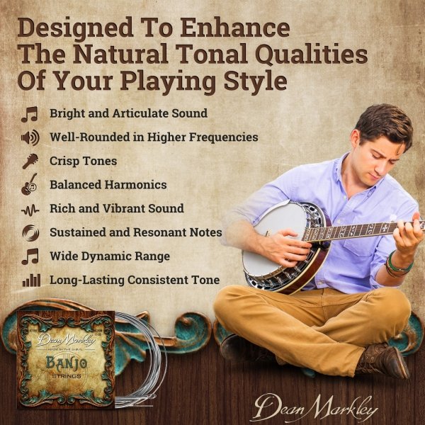 Struny do banjo 5 str DEAN MARKLEY