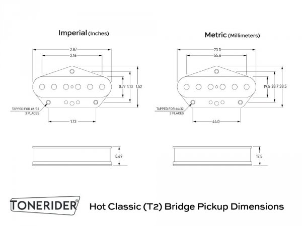 TONERIDER Hot Classics Tele Set (GD)