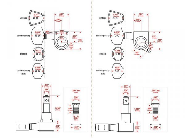 Klucze GRAPH TECH Ratio E Contemporary (BK, 3+3)