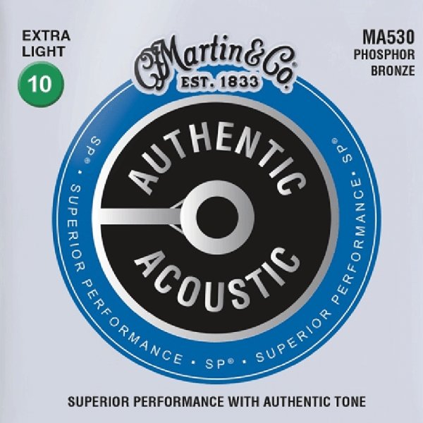 Struny MARTIN Authentic SP Phosphor MA530 (10-47)