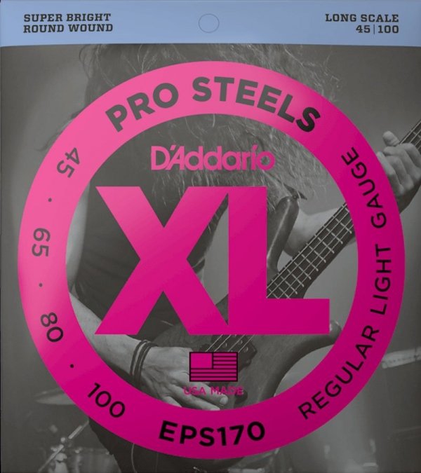 Struny D'ADDARIO ProSteels EPS170 (45-100)