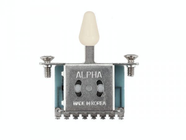 Przełącznik 5-pozycyjny ALPHA SW-2502N IB (ADWH)