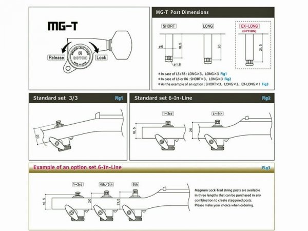 Klucze blokowane GOTOH SG301-01 MG-T (CR,3+3)