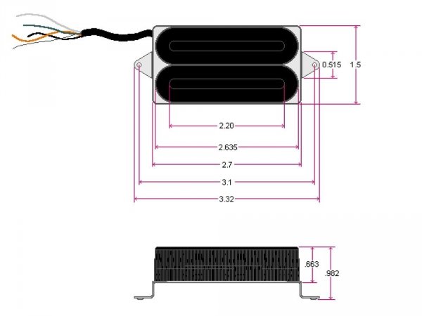 DIMARZIO DP221BC D Activator X (ZB, neck)