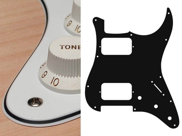 Pickguard HH BOSTON ST-333 (WH)