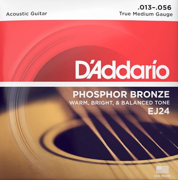 Struny D'ADDARIO Phosphor Bronze EJ24 (13-56)