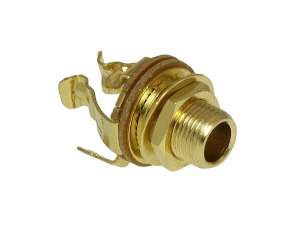 Gniazdo jack mono 6,3mm PURE TONE (GD)