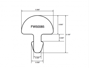 Progi JESCAR FL50085-P3 (18% nickel-silver)