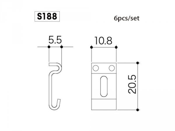 Siodełka mostka GOTOH S188 (N)