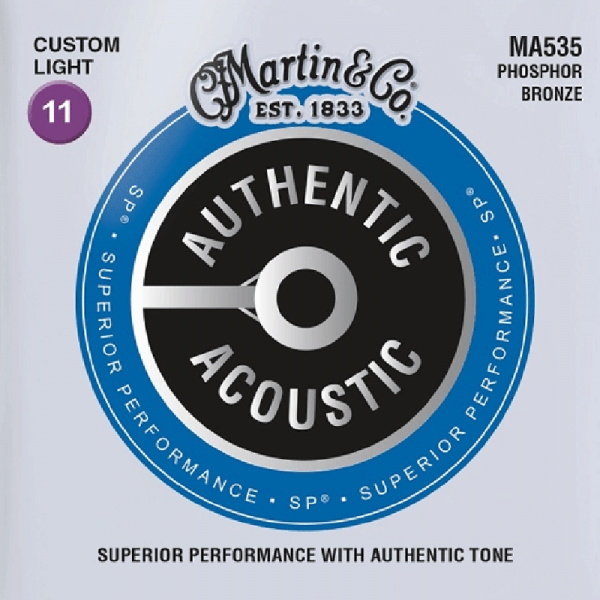 Struny MARTIN Authentic SP Phosphor MA535 (11-52)