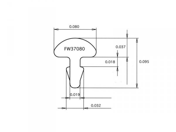 Progi JESCAR FS37080-NS (18%, 25szt)