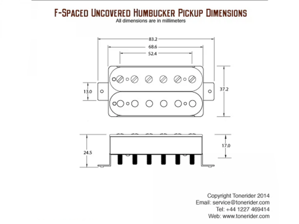 TONERIDER Birmingham F-spaced (GD, bridge)