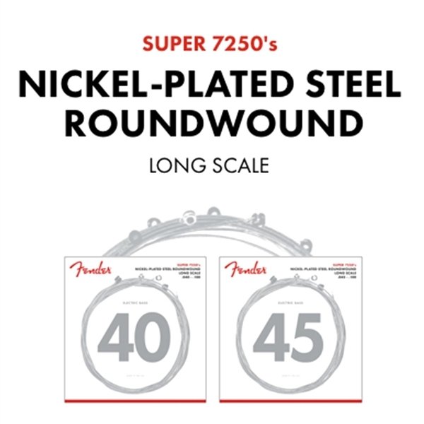 FENDER Super 7250ML Nickel-Plated (45-100)