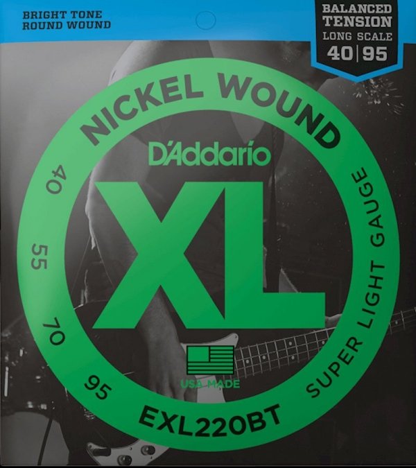 Struny D'ADDARIO XL Nickel Wound EXL220BT (40-95)