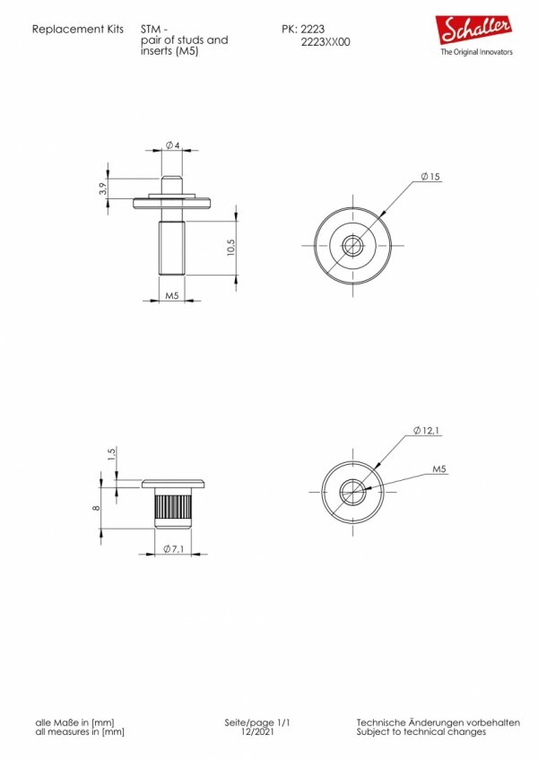 Mostek rolkowy SCHALLER STM reverse M5 (RU)