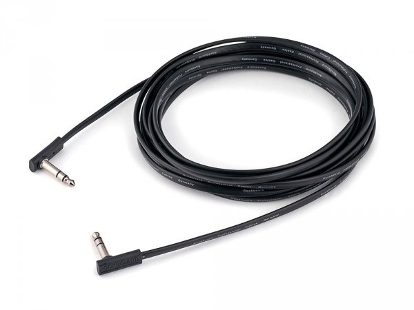 Kabel patch ROCKBOARD Flat Black TRS (600cm)