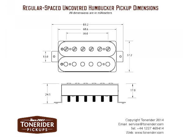 TONERIDER Alnico 2 Classics (WH, neck)