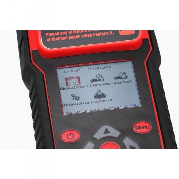 Tester z drukarką BDT7000 WET/EFB/GEL/AGM +walizka 
