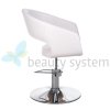FOTEL FRYZJERSKI PAOLO BH-8821 BIAłY